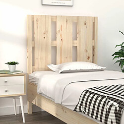 Avis Maison Chic Tête de lit scandinave pour lit adulte,Meuble de chambre 80,5x4x100 cm Bois massif de pin -MN54041