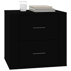 Acheter Maison Chic Table de chevet - Table de Nuit Noir 50x39x47 cm