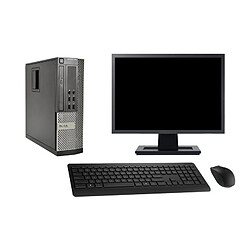 PC DELL 990 SFF Core I3-2120 Ram 16Go Disque 120Go SSD Graveur Wifi W7 Ecran 27" · Occasion 