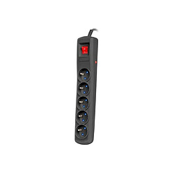 Natec Surge protector Bercy 400 1,5m 5 sockets blac 