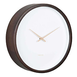 Karlsson Horloge murale en bois Ancho 32 cm.