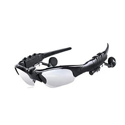 GUPBOO Lunettes de soleil d'équitation de vélo 4.0 Casque compatible Bluetooth Lunettes de sport de plein air intelligentes Téléphones intelligents sans fil avec M