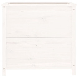 Acheter Maison Chic Jardinière,Bac à fleurs - pot de fleur blanc 82,5x40x78 cm bois massif de pin -GKD93220