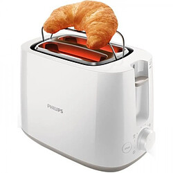 Grille Pain - Toaster Electrique PHILIPS HD2581/00 2 fentes - 830 w - Blanc