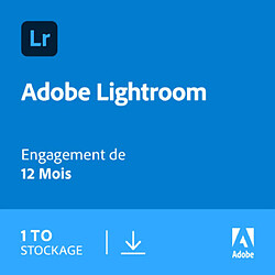 Adobe Systems Lightroom CC - Licence 1 an - 1 utilisateur - A télécharger 