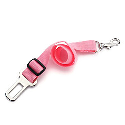 réglable animal chat chien siège auto ceinture sécurité retenue harnais clip rose pas cher