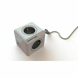 CHACON Multiprise Powercube 3 prises 16A avec 2 Usb 1,5m gris