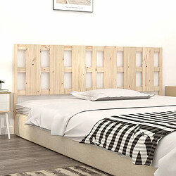 Avis Maison Chic Tête de lit scandinave pour lit adulte,Meuble de chambre 205,5x4x100 cm Bois massif de pin -MN16361