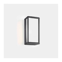 Leds C4 Lanterne de jardin Skat Polycarbonate,aluminium blanc,gris urbain 1 ampoule 20cm