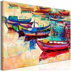 Paris Prix Tableau Imprimé Boats Wide 80 x 120 cm 