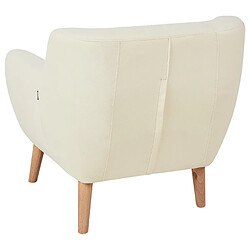 Acheter Beliani Fauteuil Beige clair MOTALA