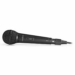 Nedis Microphone Filaire Plastique/Aluminium Noir