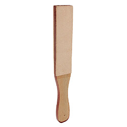 Affûteur Double Face en Cuir Véritable à Affûter Rasoir Droit - Aiguiseur Efficace à Aiguiser les Couteau de Cuisine et les Outils Tranchants - Sharpening Strop