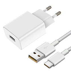 Chargeur Secteur USB et Câble USB-C Puissance 33W Original Vivo Blanc Chargeur Secteur USB et Câble USB-C Puissance 33W Original Vivo - Blanc