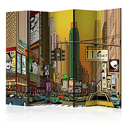 Artgeist Paravent - Vibrant city - NY II [Room Dividers] [225x172]