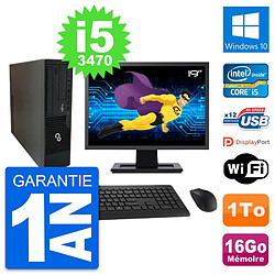 PC Fujitsu E910 DT Ecran 19" Intel i5-3470 RAM 16Go Disque 1To Windows 10 Wifi · Occasion 