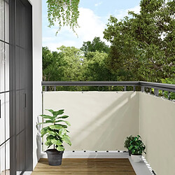 vidaXL Écran d'intimité de balcon blanc 500x90 cm PVC