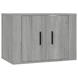 Acheter Maison Chic Ensemble 3 Meubles TV muraux suspendus sonoma gris 57x34,5x40 cm -MN41165