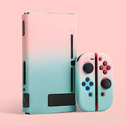 Coque De Protection En Silicone Souple Et Colorée Pour Nintendo Switch Dégradé Vert Rose