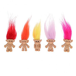 Troll Vintage Mini-s et accessoires 25X 5 Pcs Troll Poupées Poupées Chanceuses Mini Maison de Poupée Enfants