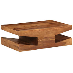 vidaXL Table basse Bois massif 90x60x30 cm 