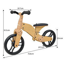 Sunny Balance Bike 2000 Draisienne - Bois | Vélo Draisienne 2 roues, Selle Réglable, Poignées Confortables | Draisienne/Porteur Intérieur/Extérieur | Vélo d'équilibre Garçons/Filles, 2 à 5 ans pas cher