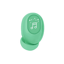 LUUCOZK Écouteurs stéréo sans fil Bluetooth 5.0 Mini F911 sans fil ergonomiqueCasque - Vert