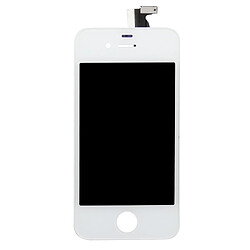 Wewoo Pour iPhone 4S LCD + blanc Cadre + Touch Pad Assemblage Digitizer pièce détachée 3 en 1