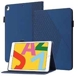 Etui en PU motif losange avec support saphire pour votre Apple iPad Pro 10.5 pouces (2017)/iPad Air 10.5 pouces (2019)/iPad 10.2 (2020)/(2019)/(2021) 