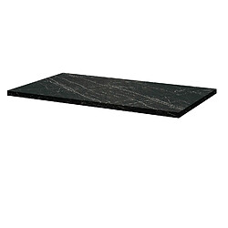 Restootab Plateau 140x70 decor marbre noir 