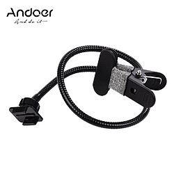 Andoer 27,2" col de cygne Flexible réglable bras Long montage pince Clip support pour Sport caméra GoPro Hero 4 / 3 + / 3 / 2 / 1