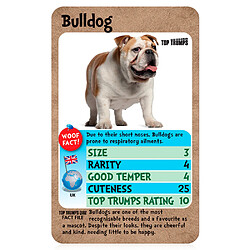 Avis Winning Moves TOP TRUMPS - Dogs Card Game [ENG]