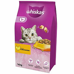 Aliments pour chat Whiskas Adulte Poulet Légumes 14 Kg