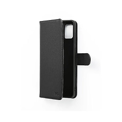 WE Etui folio MAGNETIQUE SAMSUNG GALAXY A21S Noir: Coque détachable - fermeture magnétique - anti-chocs - Accès caméra porte-cartes