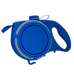 Universal Ceinture polyvalente pour chiens de compagnie avec bouteille d'eau intégrée, bol, sac à déchets, distributeur 3 en 1 rétractable 