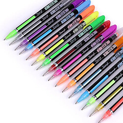 48 Couleurs Gel Stylo Paillettes Couleur Stylo Dessin Peinture Stylo Marqueurs Papeterie pas cher