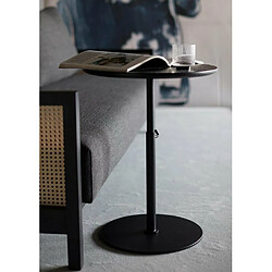 Avis Inside 75 INNOVATION LIVING KIFFA table extensible design diamètre 45 cm chêne noir