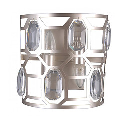 Luminaire Center Applique murale en cristal Momento Champagne argent