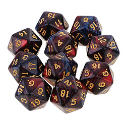 Acheter 34 Pièces/pack Dés Polyédriques D4 D6 D8 D10 D12 D20 Pour Mdn Jeux RPG