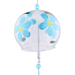 Avis windchime en verre de style japonais suspendus bénédiction cloches carillons éoliens maison 17