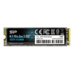 Silicon-Power P34A60 Disque Dur SSD Interne 512Go M.2 2280 NVMe 2200Mo/s Noir