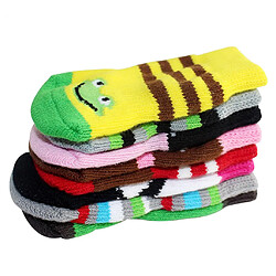 Set 4 anti-dérapant Pet Dog chaussettes chaussures bottes chaudes chaussettes en coton patte protecteurs L