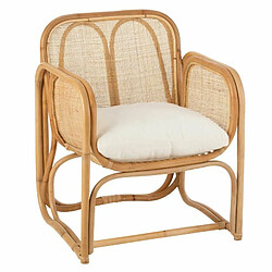 Paris Prix Fauteuil Design en Rotin Casablanca 65cm Naturel