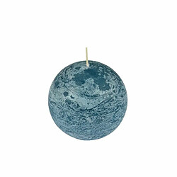 Paris Prix Bougie Boule Déco Rustique 7cm Bleu Paon