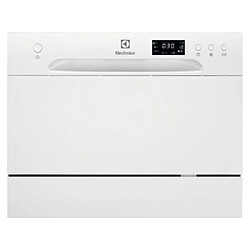 Electrolux ESF2400OW Lave Vaisselle 6.5L 50dB 0.29W Condensation Acier Inoxydable Blanc 