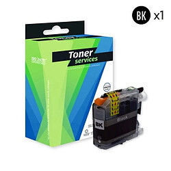 TONER SERVICES Compatible Brother LC123 Cartouche Noir LC123BK (Cupcake) 