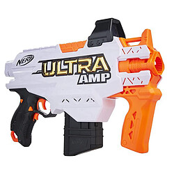 Avis Hasbro Pistolet Blaster Ultra AMP Motorisé avec Chargeur et 7 Fléchettes Blanc