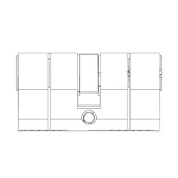 Avis Abus Cylindre D6 PS 45 x 55 Nickelé avec protection par pré-casse 5 clés réversibles et code card