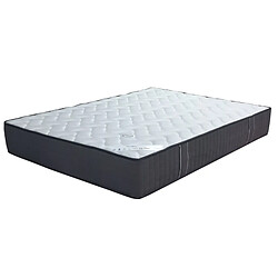 Nuits D'Or Matelas 140x200 cm Memoire de Forme 65 kg/m3 + Alese - Hauteur 30 cm Ferme + Oreiller Visco