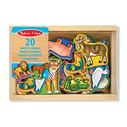 Melissa And Doug MELISSA + DOUG 21 Aimants Animaux En Bois MELISSA & DOUG 21 Aimants Animaux En Bois